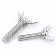 304 Stainless Steel Claw Hand Tighten M3 M4 M5 M6 M8 M10 Butterfly Wing Head Thumb Screws Wing Bolt DIN316